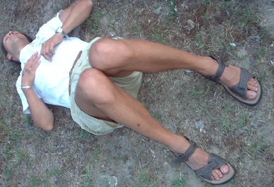 Babs 30. Geburtstag mit Freunden ;-) Sommer 2003
