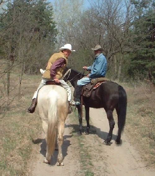 Westernreiten mit Istvan ;-)
