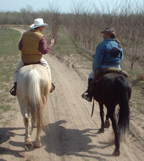 Westernreiten mit Istvan ;-)